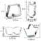 Beach Cookie Cutters 9 Pc Set. USA Tin Plate Steel - By CookieCutter.Com